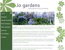 Tablet Screenshot of jogardens.co.uk